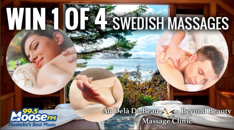 Au Delà De Beau Swedish Massage Sweepstakes