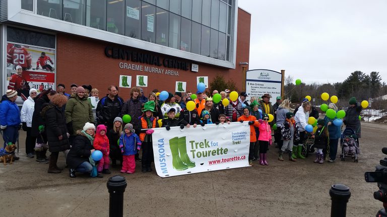 Muskoka Trek for Tourette charity walk raising awareness of Tourette Syndrome