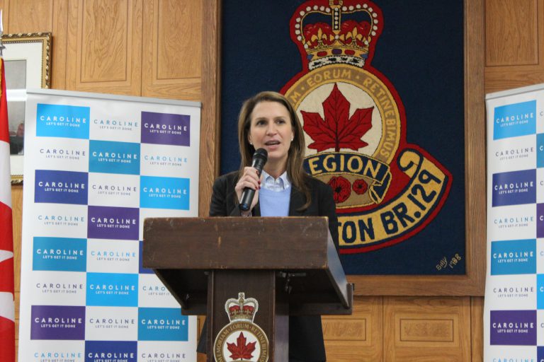 With Ontario conservative leadership vote coming up on Friday, Caroline Mulroney makes her way through Cottage Country
