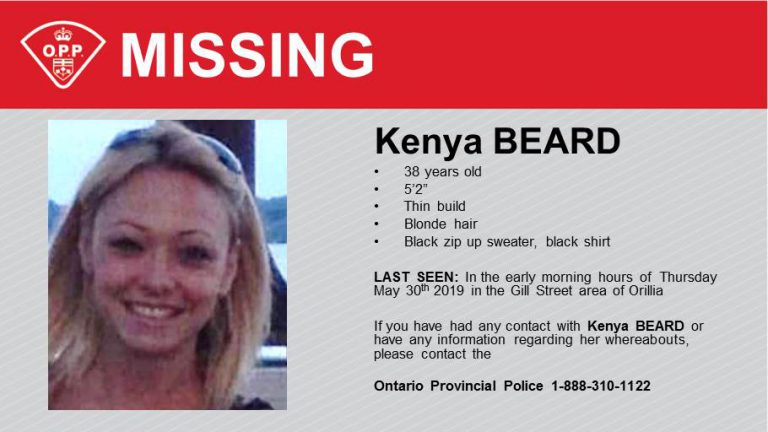 Update: She has been found safe – OPP looking for missing Orillia woman