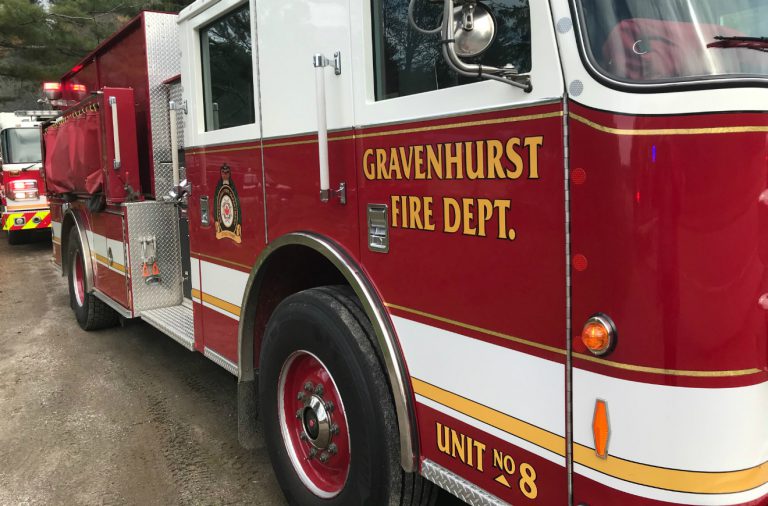 Big response for small fire in Gravenhurst