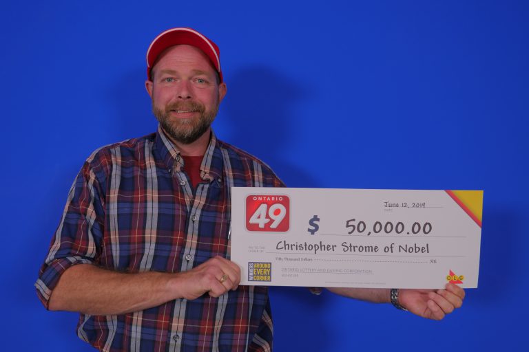Nobel man wins $50,000 in lottery
