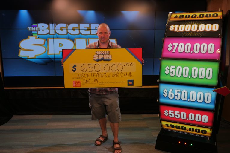 Parry Sound man wins $650,000