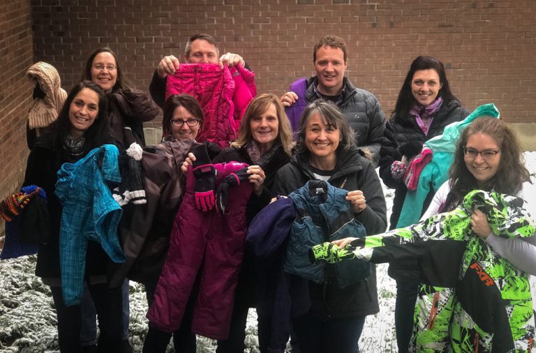 Collecting coats for Muskoka residents