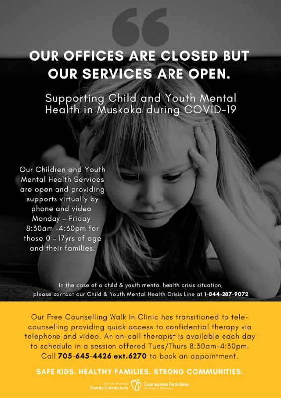 Simcoe Muskoka Family Connexions Offering Virtual Children And Youth Mental Health Services