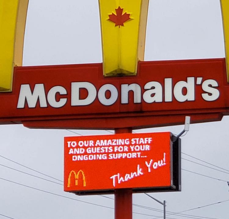 Employee at Bracebridge McDonald’s tests positive for COVID-19; restaurant has since re-opened