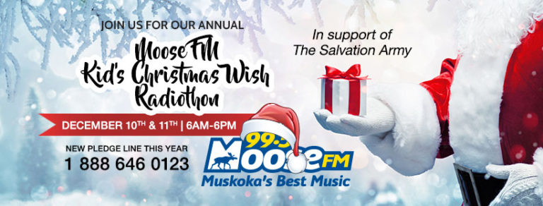 Moose FM Radiothon for Salvation Army set for Thursday and Friday