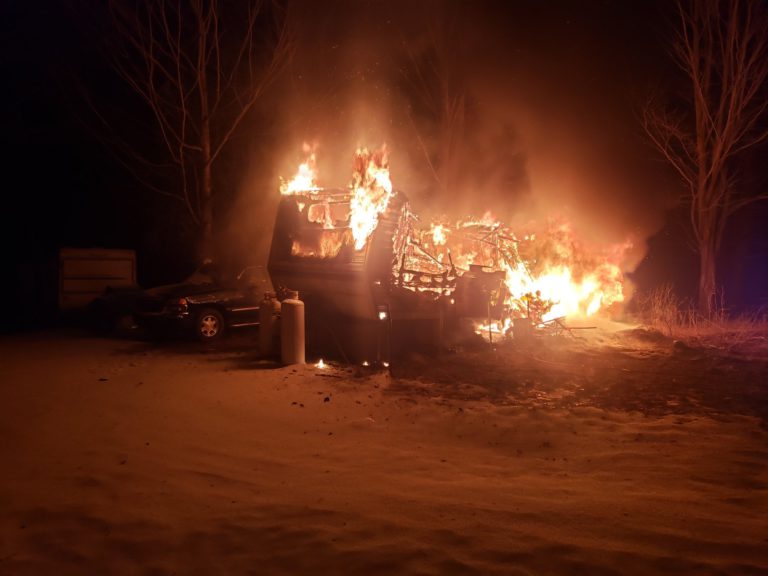 Trailer fire in Gravenhurst causes $30,000 in damage