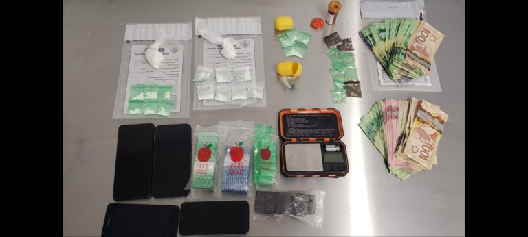 Huntsville OPP seize drugs and cash, three people are facing charges
