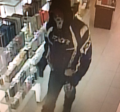 Huntsville OPP looking for a man suspected to be involved in a theft