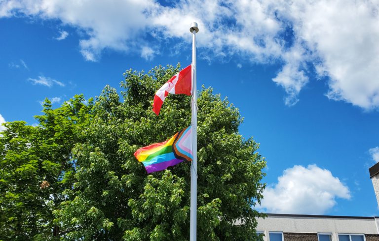 OPP investigating potential hate crime after Pride Flag burned at Huntsville Public School
