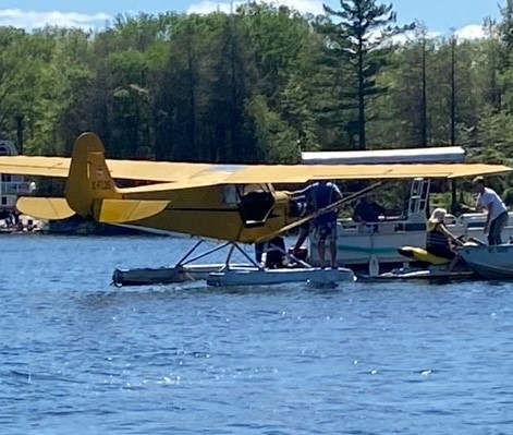 Six Mile Lake canoers forced to jump for safety to avoid being hit by plane