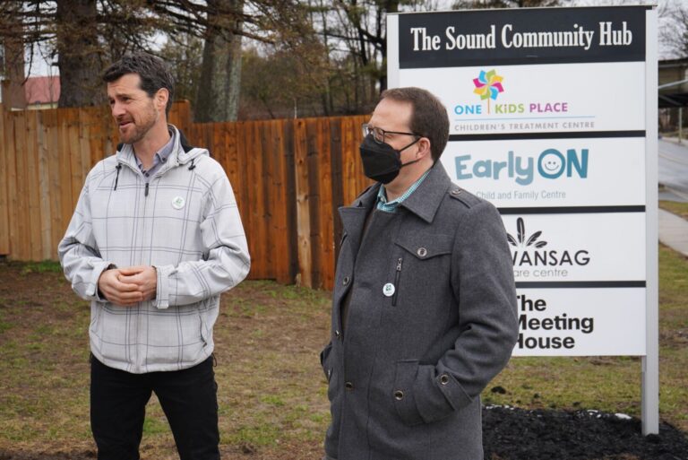Ontario Green Party’s leader and PS-Muskoka candidate talk housing plans during Parry Sound visit