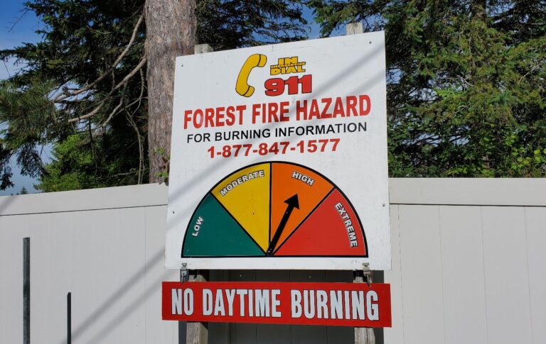 Muskoka’s fire danger rating set to “high”