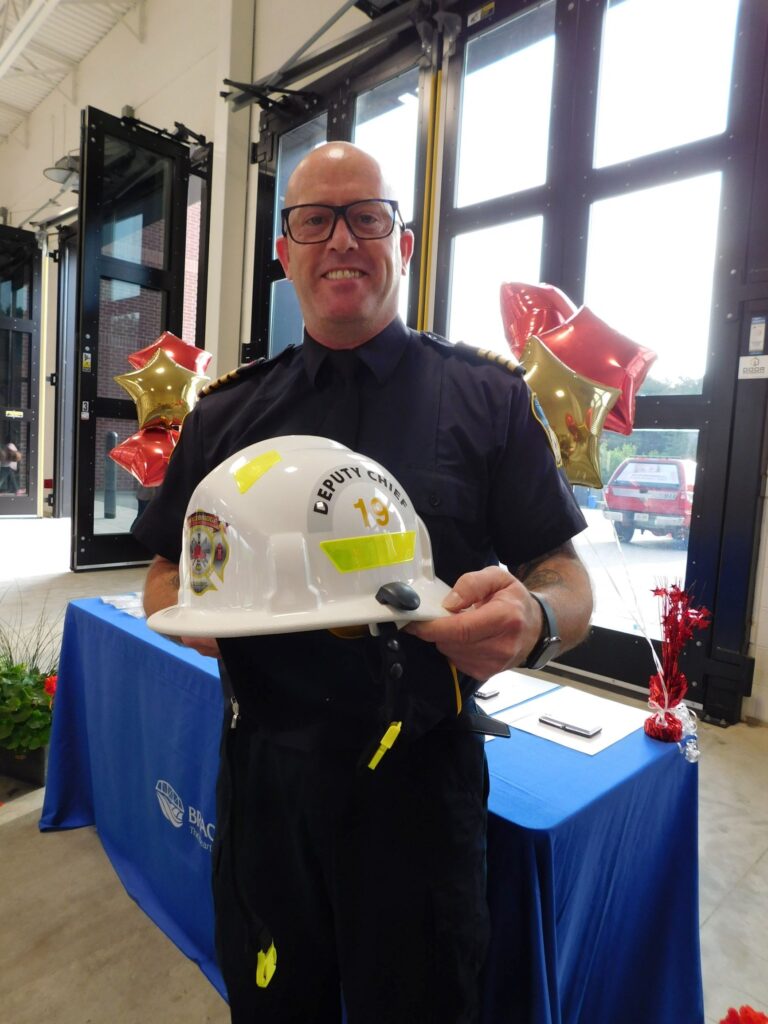 Mike Peake officially named Bracebridge Fire Department’s deputy fire chief
