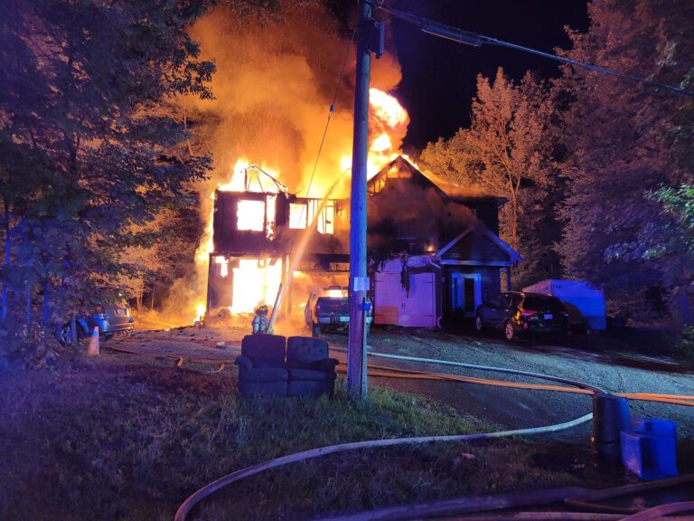 Two families homeless after weekend fire in Gravenhurst