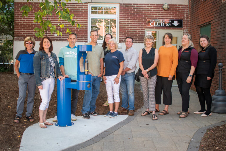 Huntsville unveils downtown water bottle filling station