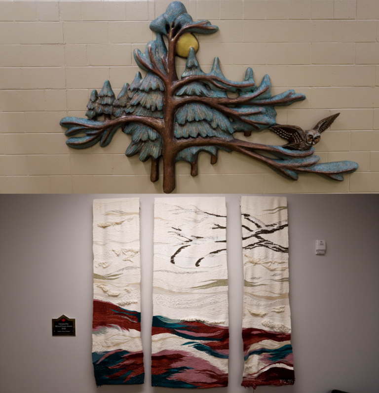 Donated art installed at Canada Summit Centre