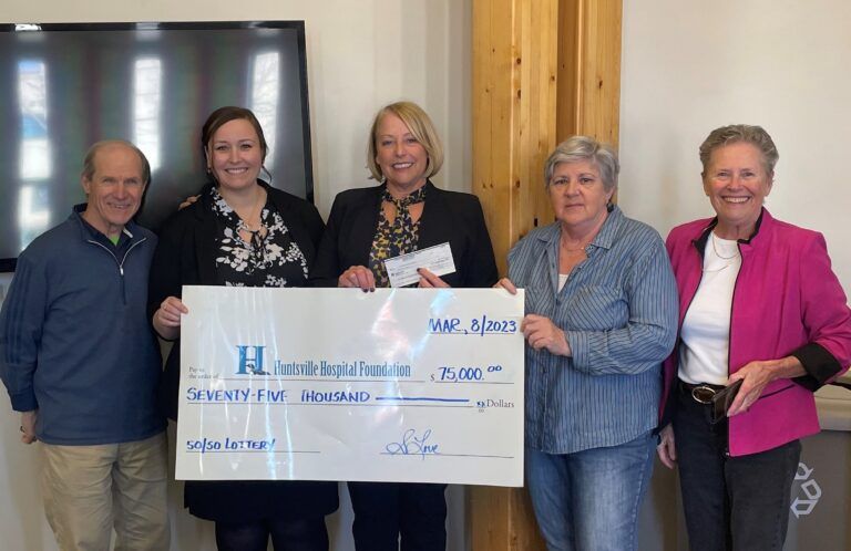 Huntsville Hospital Auxiliary donates proceeds from annual 50/50 fundraiser