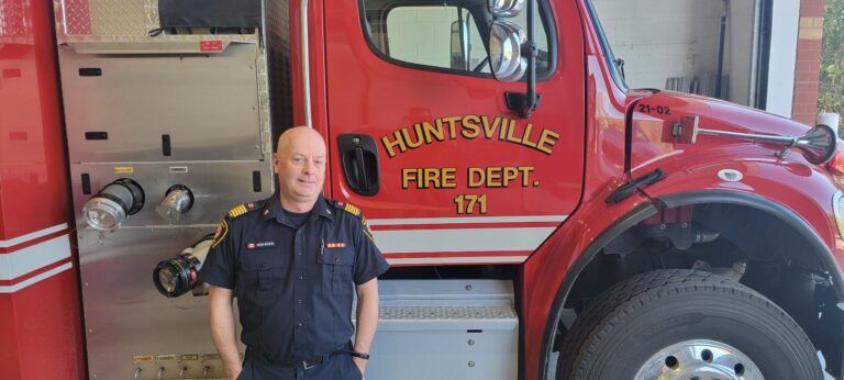 One taken to hospital in Huntsville fire